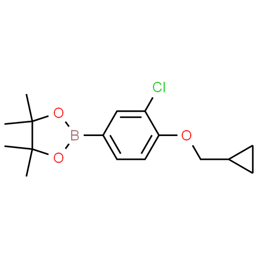 2-(3-Chloro-4-(cyclopropylmethoxy)phenyl)-4,4,5,5-tetramethyl-1,3,2-dioxaborolane