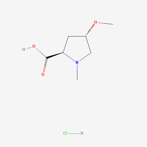 (2R,4S)-4-Methoxy-1-methylpyrrolidine-2-carboxylic acid hydrochloride