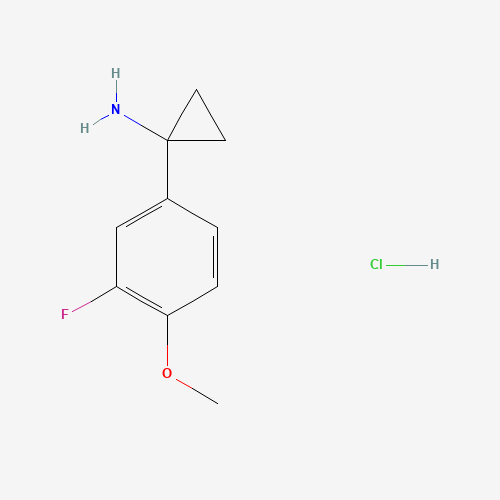 1-(3-Fluoro-4-methoxyphenyl)cyclopropanamine hydrochloride