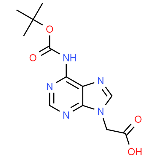 2-(6-((tert-Butoxycarbonyl)amino)-9H-purin-9-yl)acetic acid