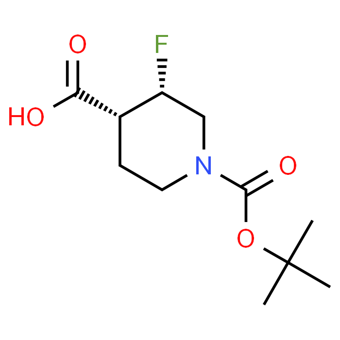 (3S,4R)-1-(tert-Butoxycarbonyl)-3-fluoropiperidine-4-carboxylic acid