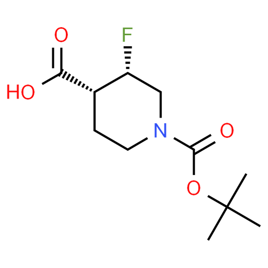 (3S,4R)-1-(tert-Butoxycarbonyl)-3-fluoropiperidine-4-carboxylic acid