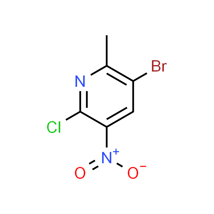 3-Bromo-6-chloro-2-methyl-5-nitropyridine