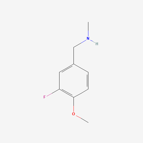 [(3-Fluoro-4-methoxyphenyl)methyl](methyl)amine