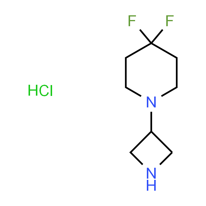 1-(Azetidin-3-yl)-4,4-difluoropiperidine hydrochloride