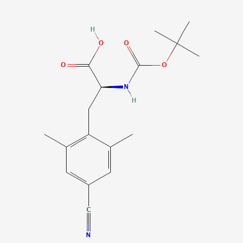 (S)-2-((tert-Butoxycarbonyl)amino)-3-(4-cyano-2,6-dimethylphenyl)propanoic acid