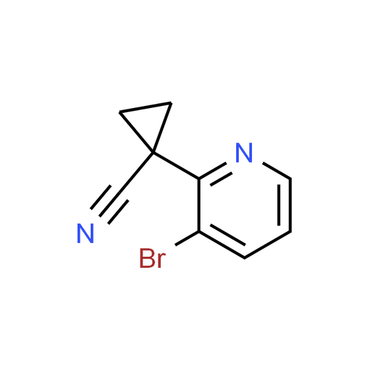 1-(3-Bromopyridin-2-yl)cyclopropanecarbonitrile