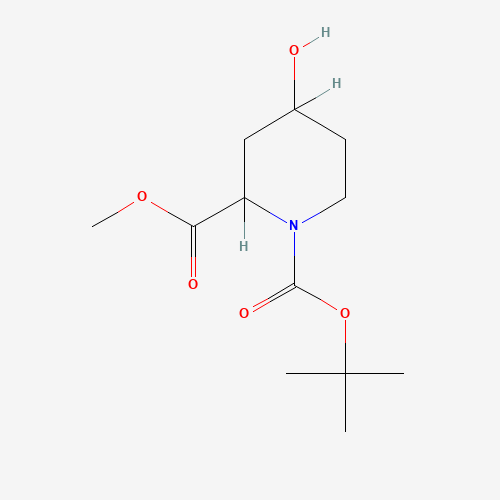 1-tert-Butyl 2-methyl 4-hydroxypiperidine-1,2-dicarboxylate