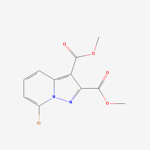 Dimethyl 7-bromopyrazolo[1,5-a]pyridine-2,3-dicarboxylate