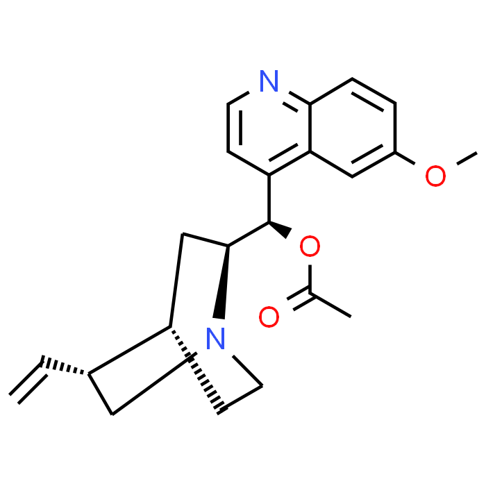 (R)-(6-Methoxyquinolin-4-yl)((1S,2S,4S,5R)-5-vinylquinuclidin-2-yl)methyl acetate