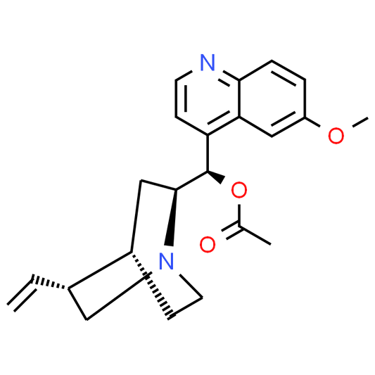 (R)-(6-Methoxyquinolin-4-yl)((1S,2S,4S,5R)-5-vinylquinuclidin-2-yl)methyl acetate