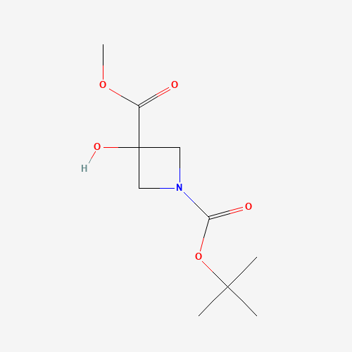 1-tert-Butyl 3-methyl 3-hydroxyazetidine-1,3-dicarboxylate - Achmem