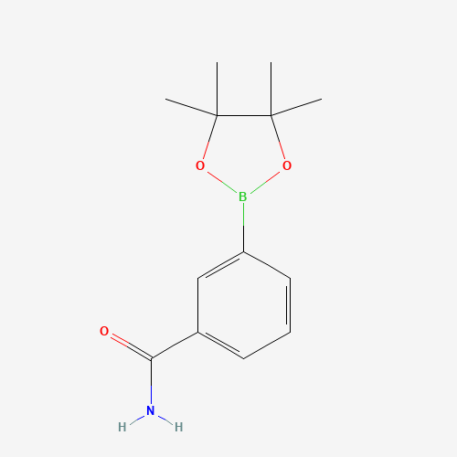 3-(4,4,5,5-Tetramethyl-1,3,2-dioxaborolan-2-yl)benzamide
