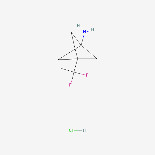 3-(1,1-Difluoroethyl)bicyclo[1.1.1]pentan-1-amine hydrochloride