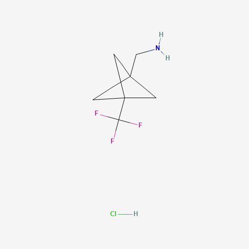 (3-(Trifluoromethyl)bicyclo[1.1.1]pentan-1-yl)methanamine hydrochloride
