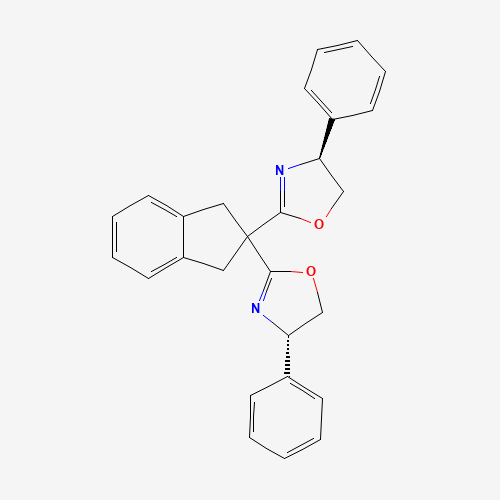 (4S,4'S)-2,2'-(2,3-Dihydro-1H-indene-2,2-diyl)bis(4-phenyl-4,5-dihydrooxazole)
