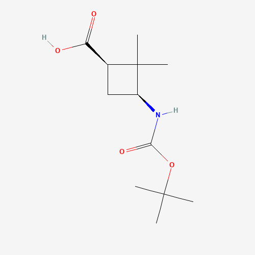 (1R,3S)-3-((tert-Butoxycarbonyl)amino)-2,2-dimethylcyclobutanecarboxylic acid