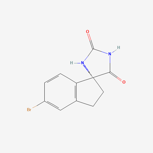 (R)-5'-Bromo-2',3'-dihydrospiro[imidazolidine-4,1'-indene]-2,5-dione