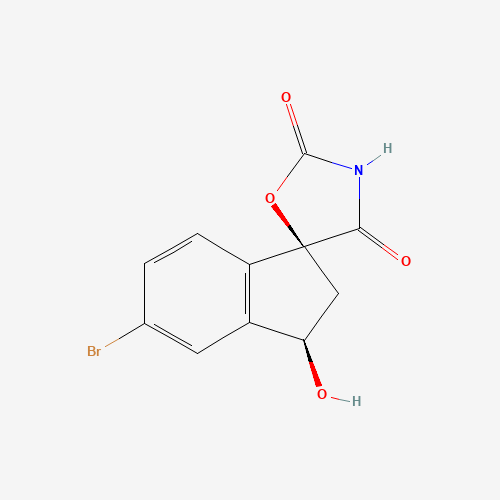 (1S,3R)-5-Bromo-3-hydroxy-2,3-dihydrospiro[indene-1,5'-oxazolidine]-2',4'-dione