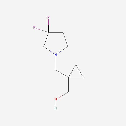(1-((3,3-Difluoropyrrolidin-1-yl)methyl)cyclopropyl)methanol