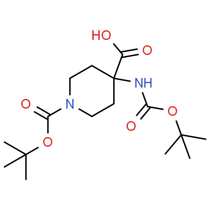 1-Boc-4-(Boc-amino)piperidine-4-carboxylic Acid