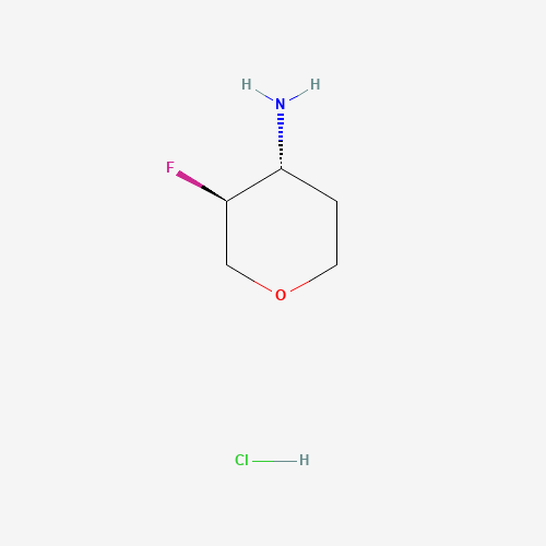 (3S,4R)-3-Fluorotetrahydro-2H-pyran-4-amine hydrochloride