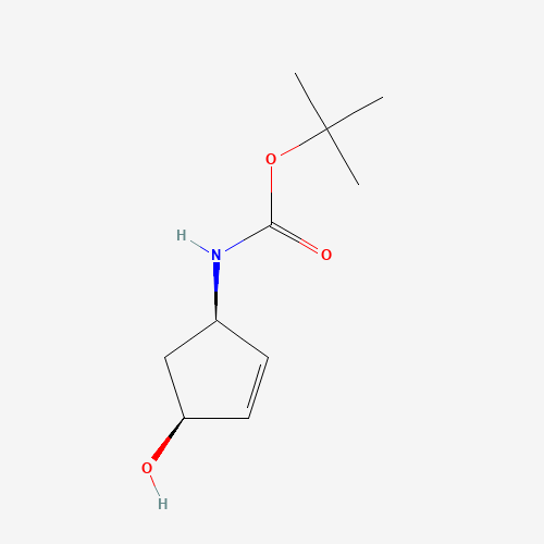 tert-Butyl ((1R,4S)-4-hydroxycyclopent-2-en-1-yl)carbamate