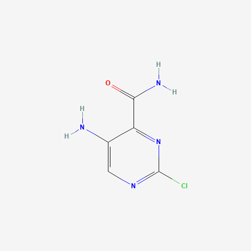 5-Amino-2-chloropyrimidine-4-carboxamide