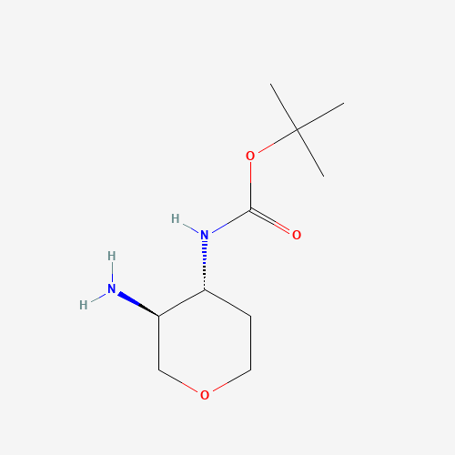rel-tert-Butyl ((3R,4S)-3-aminotetrahydro-2H-pyran-4-yl)carbamate