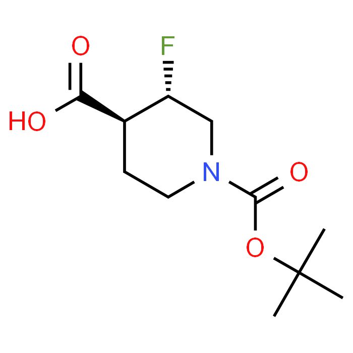 trans-1-(tert-Butoxycarbonyl)-3-fluoropiperidine-4-carboxylic acid