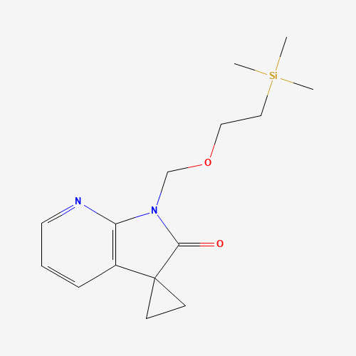 1'-((2-(Trimethylsilyl)ethoxy)methyl)spiro[cyclopropane-1,3'-pyrrolo[2,3-b]pyridin]-2'(1'H)-one