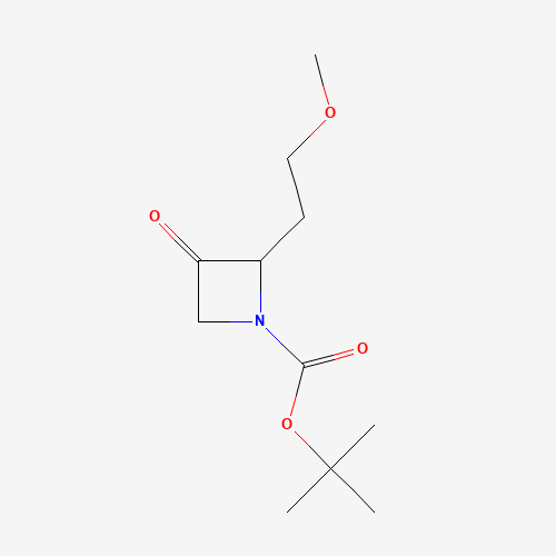 tert-Butyl 2-(2-methoxyethyl)-3-oxoazetidine-1-carboxylate