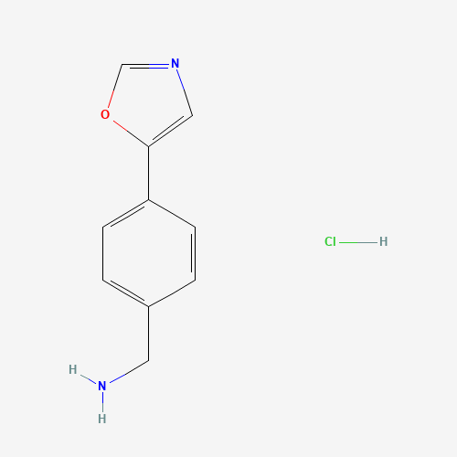 (4-(Oxazol-5-yl)phenyl)methanamine hydrochloride