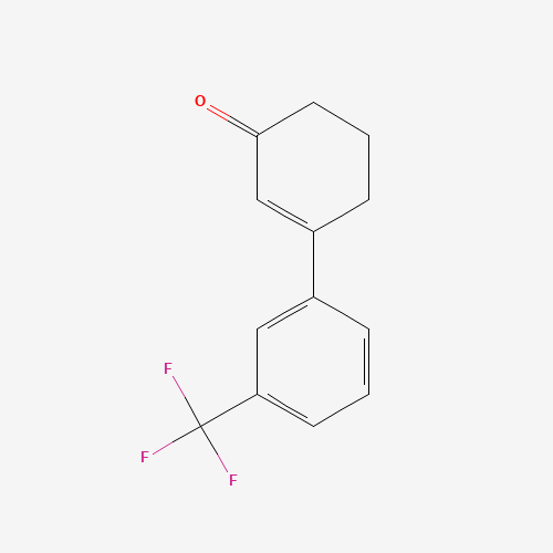 3-[3-(Trifluoromethyl)phenyl]cyclohex-2-en-1-one