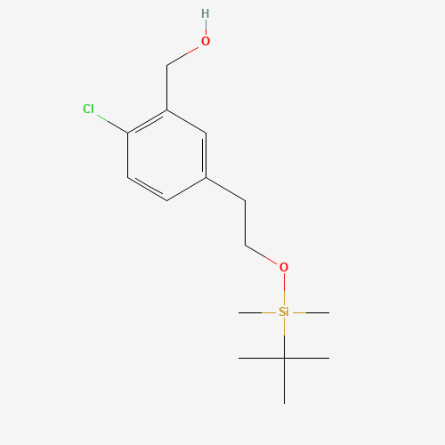 (5-(2-((tert-Butyldimethylsilyl)oxy)ethyl)-2-chlorophenyl)methanol