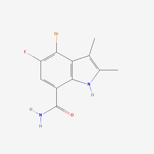 4-Bromo-5-fluoro-2,3-dimethyl-1H-indole-7-carboxamide