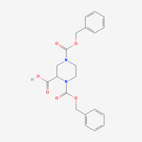 1,4-Bis(benzyloxycarbonyl)piperazine-2-carboxylic acid