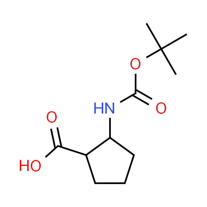 2-((tert-Butoxycarbonyl)amino)cyclopentanecarboxylic acid