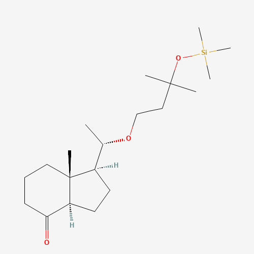 (1S,3AR,7aR)-7a-methyl-1-((S)-1-(3-methyl-3-((trimethylsilyl)oxy)butoxy)ethyl)hexahydro-1H-inden-4(2H)-one