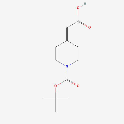 1-Boc-Piperidin-4-ylideneacetic acid