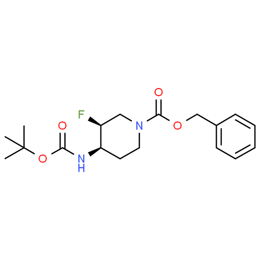 (3S,4R)-Benzyl 4-((tert-butoxycarbonyl)amino)-3-fluoropiperidine-1-carboxylate