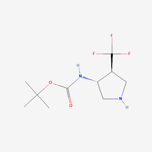 tert-Butyl ((3R,4S)-4-(trifluoromethyl)pyrrolidin-3-yl)carbamate