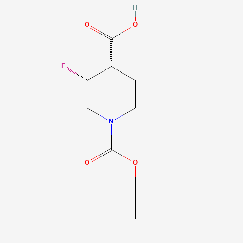 (3R,4S)-1-(tert-Butoxycarbonyl)-3-fluoropiperidine-4-carboxylic acid