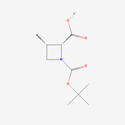 (2R,3S)-1-[(tert-butoxy)carbonyl]-3-methylazetidine-2-carboxylic acid