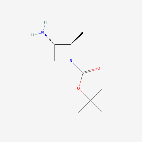 tert-butyl (2R,3S)-3-amino-2-methylazetidine-1-carboxylate