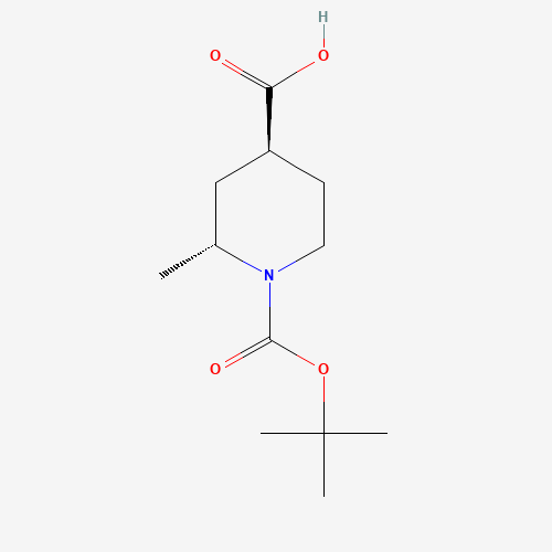 1,4-PIperidinedicarboxylic acid, 2-methyl-, 1-(1,1-dimethylethyl) ester, (2R,4S)-