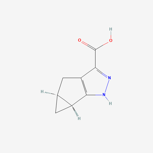 (4AS,5aS)-4,4a,5,5a-tetrahydro-1H-cyclopropa[4,5]cyclopenta[1,2-c]pyrazole-3-carboxylic acid