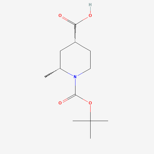 (2R,4R)-1-(tert-Butoxycarbonyl)-2-methylpiperidine-4-carboxylic acid
