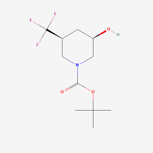 tert-Butyl (3R,5S)-3-hydroxy-5-(trifluoromethyl)piperidine-1-carboxylate