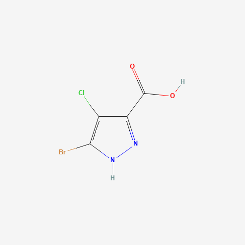 5-Bromo-4-chloro-1H-pyrazole-3-carboxylic acid